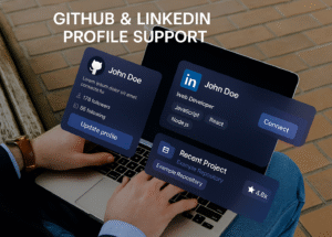 GitHub and LinkedIn