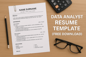 Data Analyst Resume Template (Free Download)