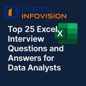 Top 25 Excel Interview Questions and Answers for Data Analysts