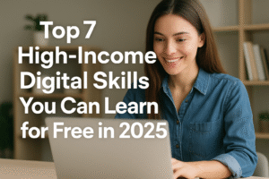 Top 7 High-Income Digital Skills You Can Learn for Free in 2025