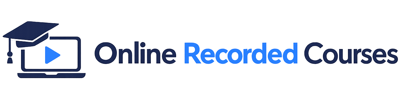 Online Recorded Courses